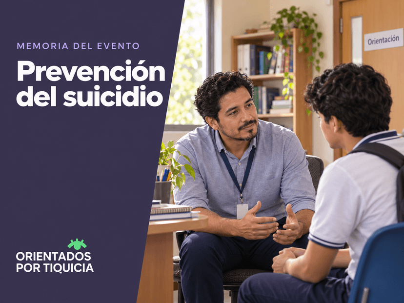Imagen de portada de Memoria primer evento comunidad orientados por tiquicia :5 Lecciones cruciales sobre la prevención del suicidio